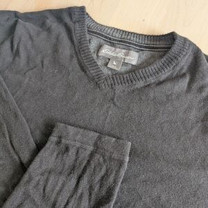 Eddie Bauer Men's Gray Sweater